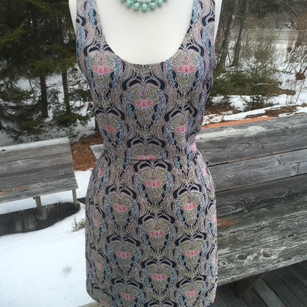 BBDakota/Jack Dress Size Large NWT Brocade Fabric